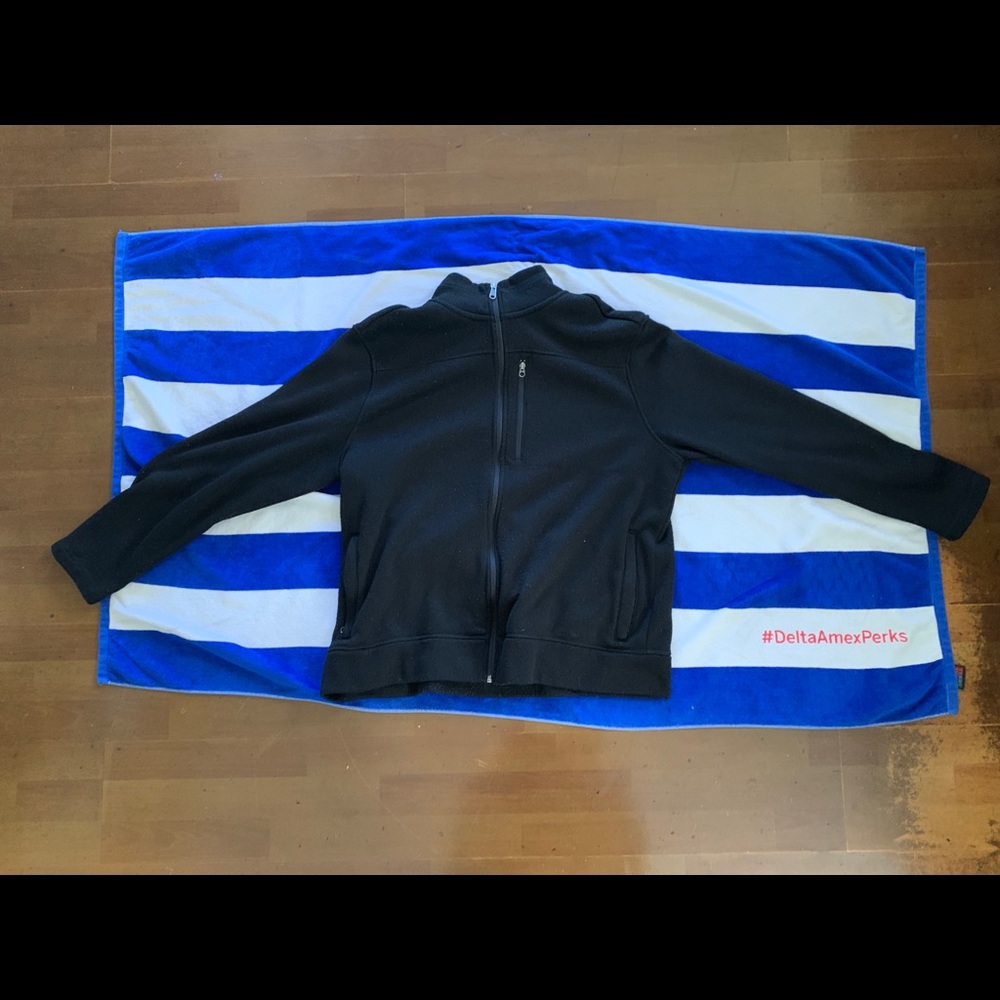 Black zip up